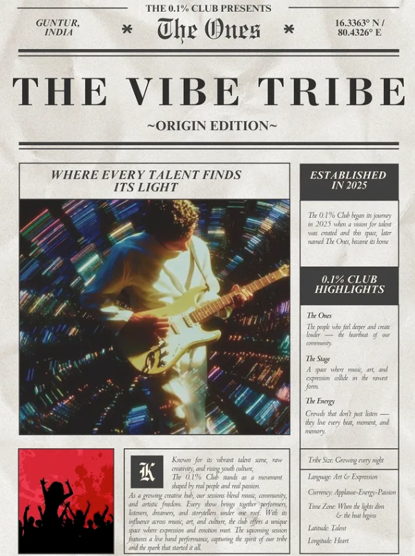 The Vibe Tribe - Origin Edition Poster